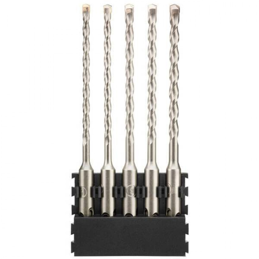 Касета з бурами SDS Plus DeWALT, L = 160 мм., d = 5, 5.5, 6, 6.5, 7 мм., 6 шт. DT70838-DT70838