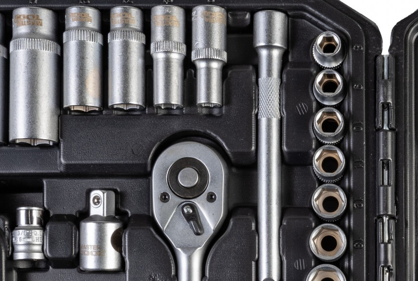 Набір ключів і насадок торцевих MASTERTOOL CRV 3/8" 39 шт 78-3039-78-3039