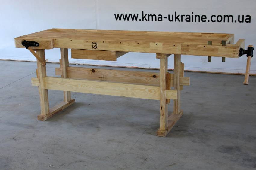 Верстак столярний з каучукового дерева Holzmann WB 210-WB210