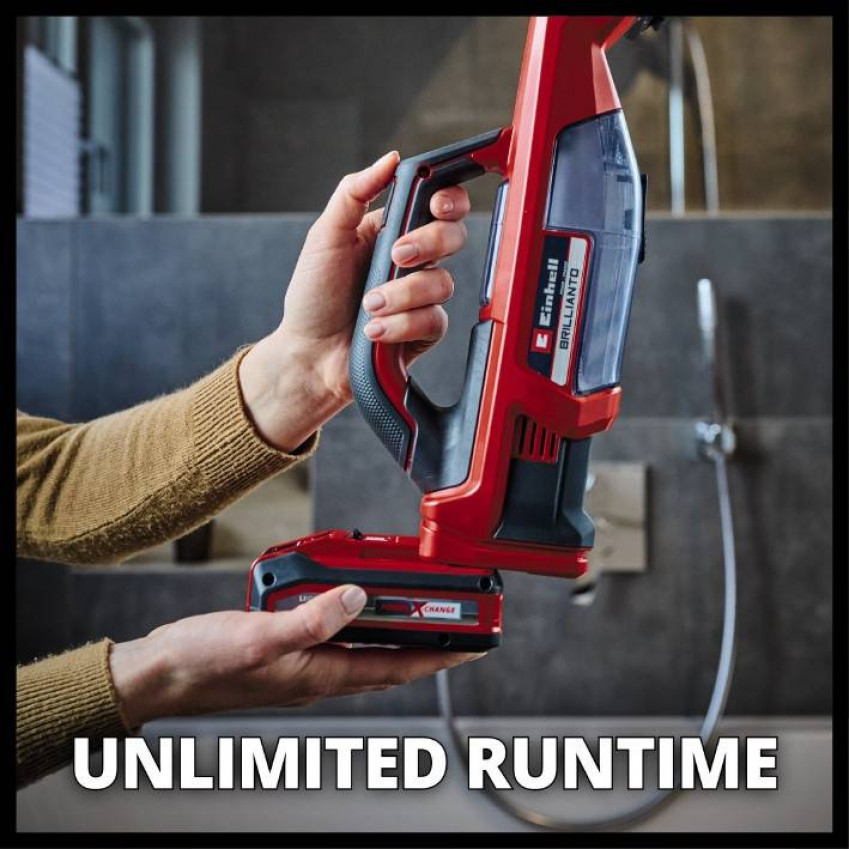 Очищуівч вікон акумуляторний Einhell BRILLIANTO Kit 2.0 Ah (3437100K)-