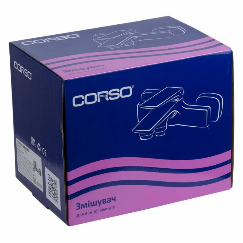 Змішувач SERIO Ø35 для ванної литої CORSO (DC-1C146C) (9626200)-DC-1C146C