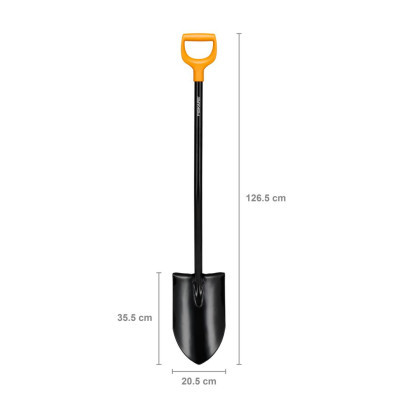 Лопата штикова подовжена FISKARS Solid XL (1067517)-6411501311566