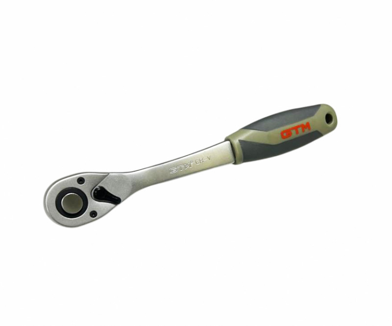 Трещітка 1/2" 72 зуба 250мм вигнута-R122501