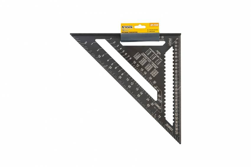 Кутник тесляра MASTERTOOL SWANSON 300 мм алюмінієвий 30-3519-30-3519