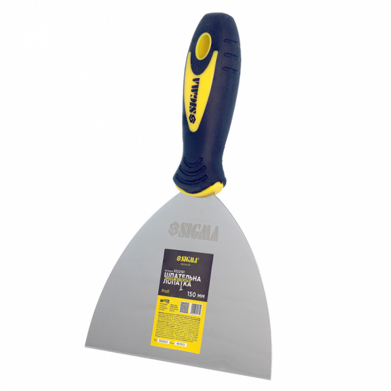 Шпальна лопатка нержавіюча Profi 150мм Sigma (8322161)-8322161