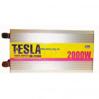 Перетворення. напруги TESLA ПН-22000/12V-220V/2000W/USB-5VDC0.5A/мод.хвиля/клеми-[articul]