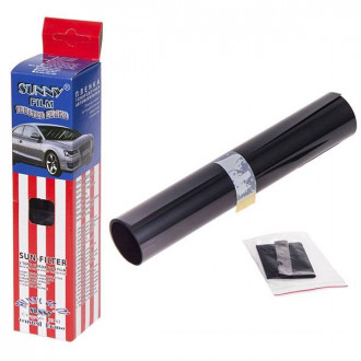 Смужка на лобове скло проста SUNNY 0.2x1.5m Black 13% -76%-[articul]