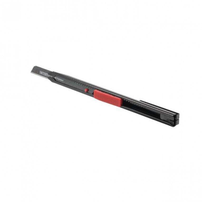 Ніж сегментний 9 мм, металевий, STORM INTERTOOL HT-0513-HT-0513
