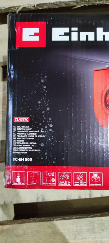 Тельфер електричний Einhell TC-EH 500 (2255140)  - ПОШКОДЖЕНЕ ПАКУВАННЯ!-