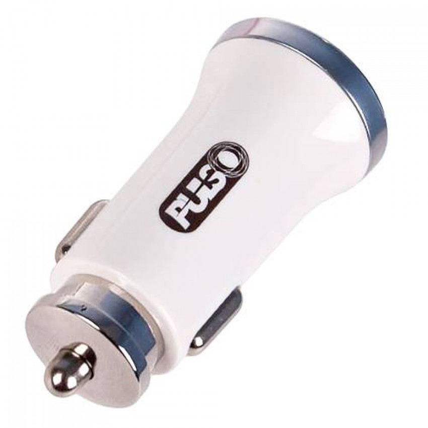 Автомобільний зарядний пристрій PULSO C-2411W 2USB (12/24V - 5V 2,4A)-C-2411W (180)