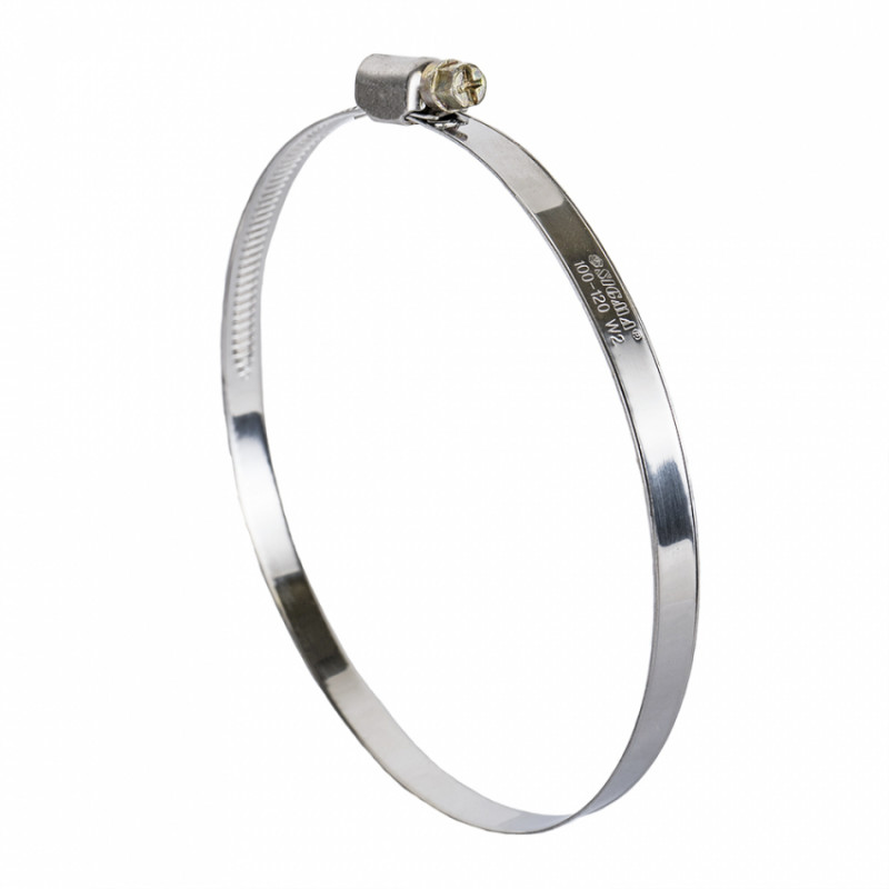 Хомут черв'ячний нержавіючий 9мм D100-120мм 10шт Sigma (2510181)-2510181