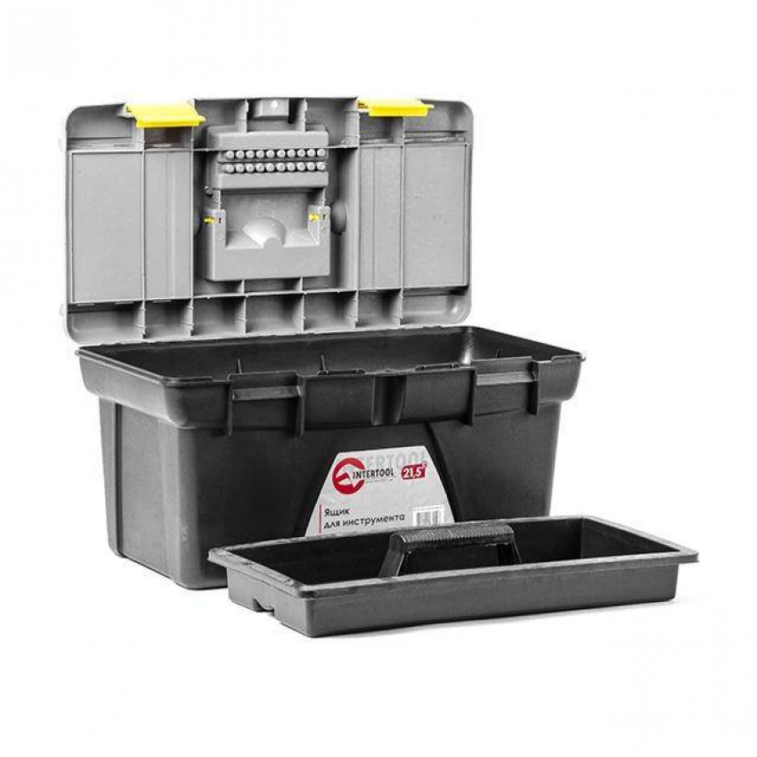 Ящик для інструментів 21.5" 536*292*271мм INTERTOOL BX-0321-BX-0321
