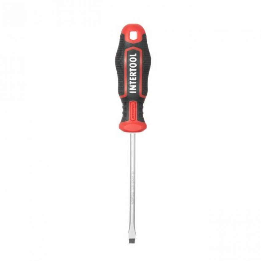 Викрутка шлицьова, SL5,0×100 мм, S2, STORM INTERTOOL VT-3406-VT-3406