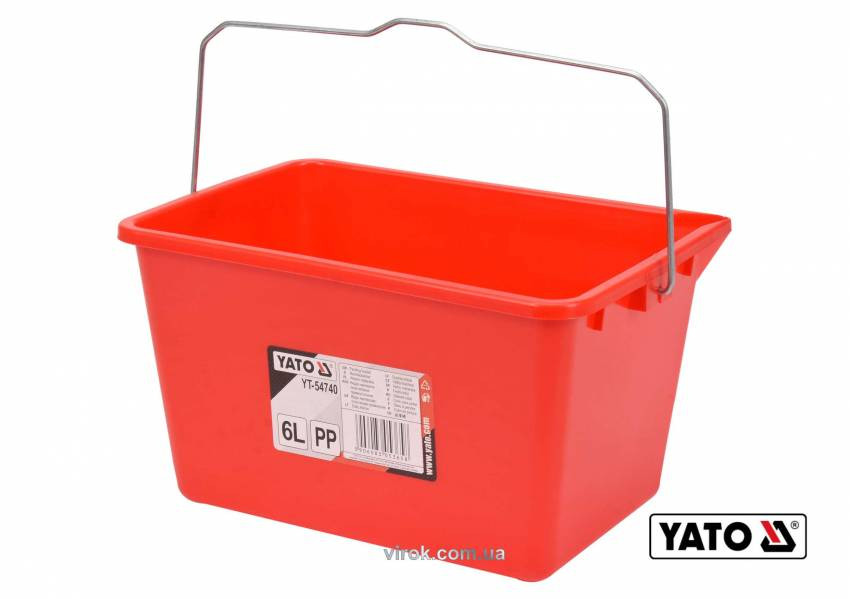 Відро пластикове для малярних робіт YATO 6 л-YT-54740