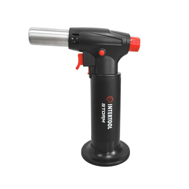 Пальник газовий заправний, п'єзорозпал, 1100 °C, STORM INTERTOOL GB-0008-GB-0008