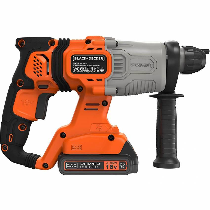 Акумуляторний перфоратор BLACK DECKER BCD900E2K-BCD900E2K