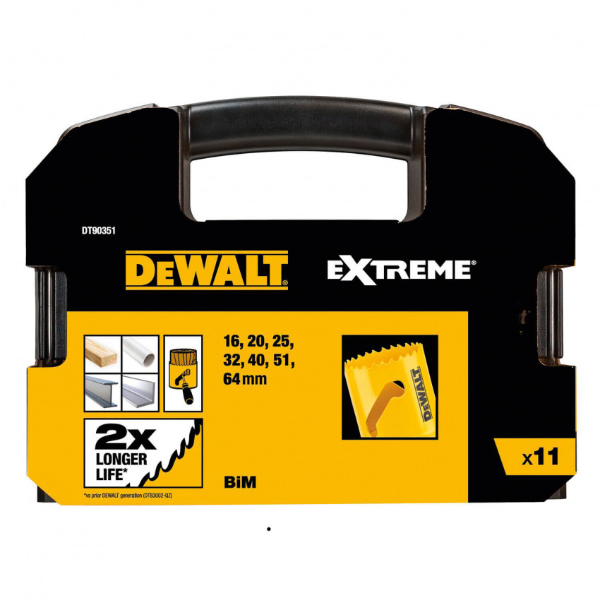 Набір коронок-ціфенборів DeWALT DT90351-DT90351