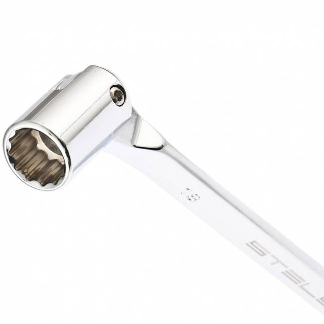 Ключ шарнірний 18х19 мм, CrV, 12-гранний, STELS-14963