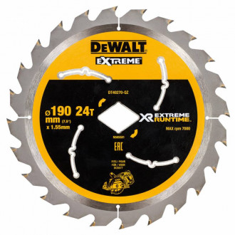 Диск пильний XR FLEXVOLT EXTREME з ромбоподібною посадкою DeWALT DT40270-[articul]