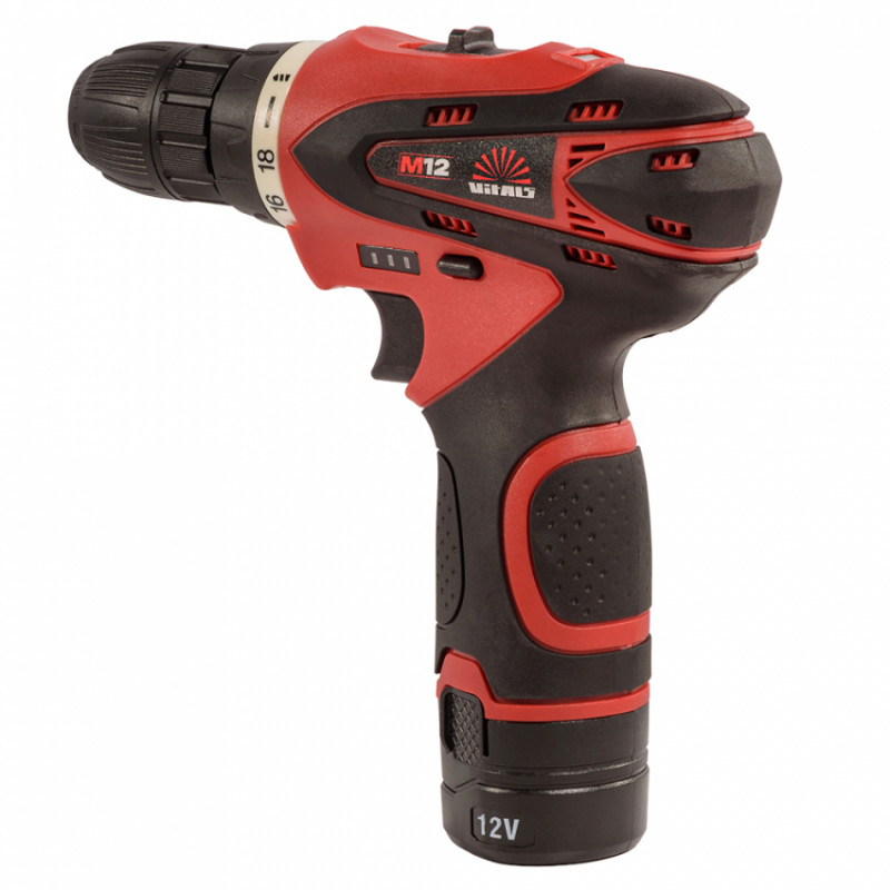 Дриль-шуруповерт акумуляторний Vitals AU 1221c Kit+-235336