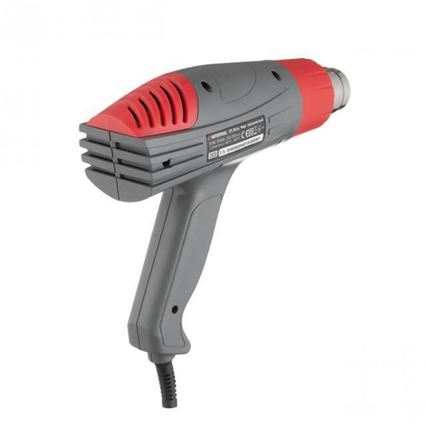 Фен технiчний, 2000 Вт,2 режими, 400-600 °C, 300-500 л/хв INTERTOOL DT-2416-DT-2416