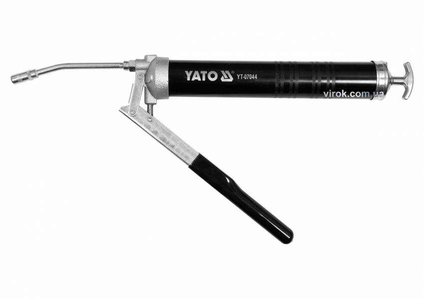 Шприц мастильний з жорстким аплікатором YATO, 600 см³, 31-70 MPa-YT-07044