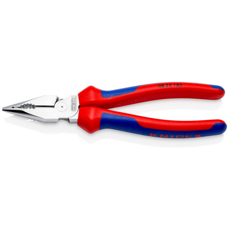 Пасатижі подовжені KNIPEX, 08 25 185, хромовані-08 25 185