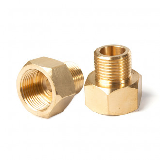 Перехідник 5/8'' папа – 3/4&quot; мама Welding Dragon для зварювальних пальників / Латунний перехідник для газових редукторів-[articul]