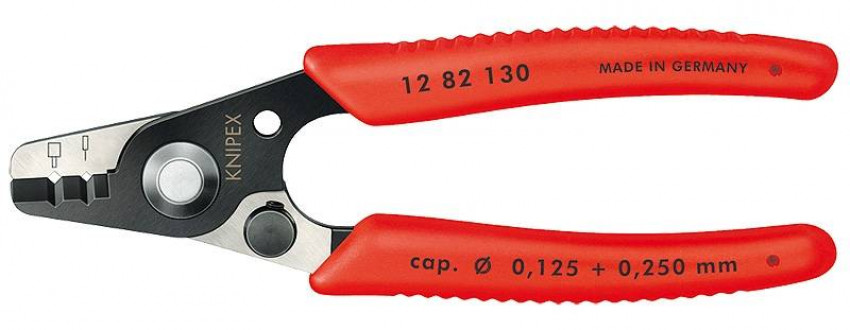 Інструмент для видалення ізоляції з світловодів KNIPEX 12 82 130 SB-12 82 130 SB