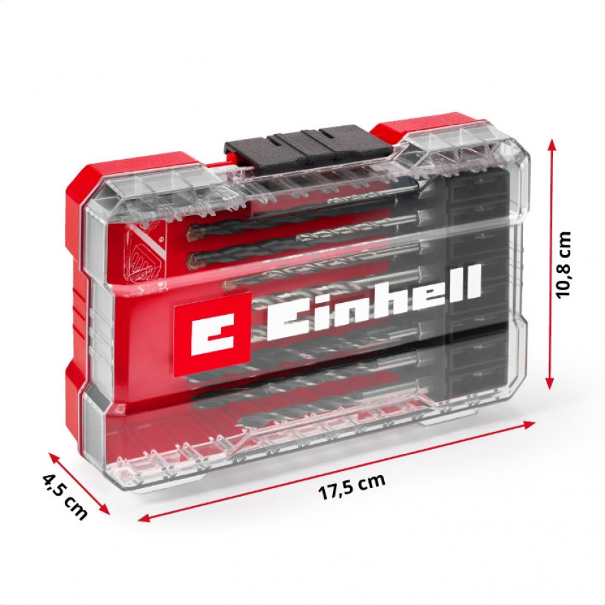 Набір універсальних свердел Einhell HSS, 16 шт, S-Case (108953)-