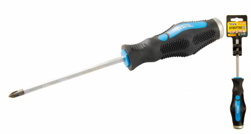 Викрутка хрестова MASTERTOOL РН1х100 мм ударна 49-5110-49-5110
