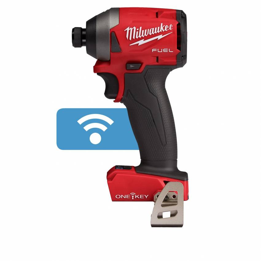Імпульсний ударний шуруповерт акумуляторний 1/4" HEX MILWAUKEE, M18 ONEID2-502X, 226Нм (заряд.пр.,2 акум.Х5Ач, HDкейс)-4933464091