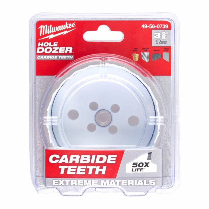 Коронка з карбіду біметалу MILWAUKEE, Ø92 мм-49560739