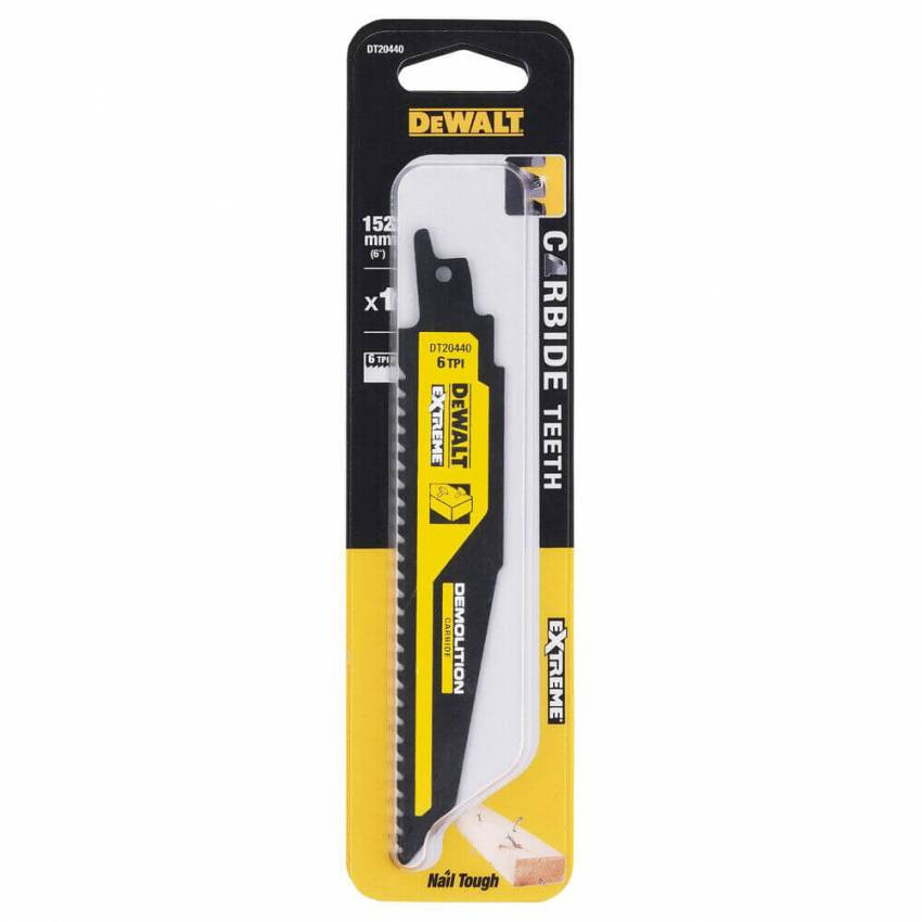 Полотно пиляльне, EXTREME CARBIDE DeWALT DT20440-DT20440
