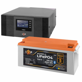 КРЖ LogicPower B1500 + літієва (LiFePO4) батарея 2944 Ватт (3406+25559 230 Ah)-[articul]