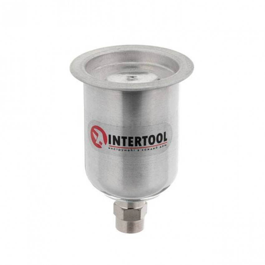 Бачок металевий для HVLP міні, внутрішня різьба M14×1, 125 мл INTERTOOL PT-1903-PT-1903
