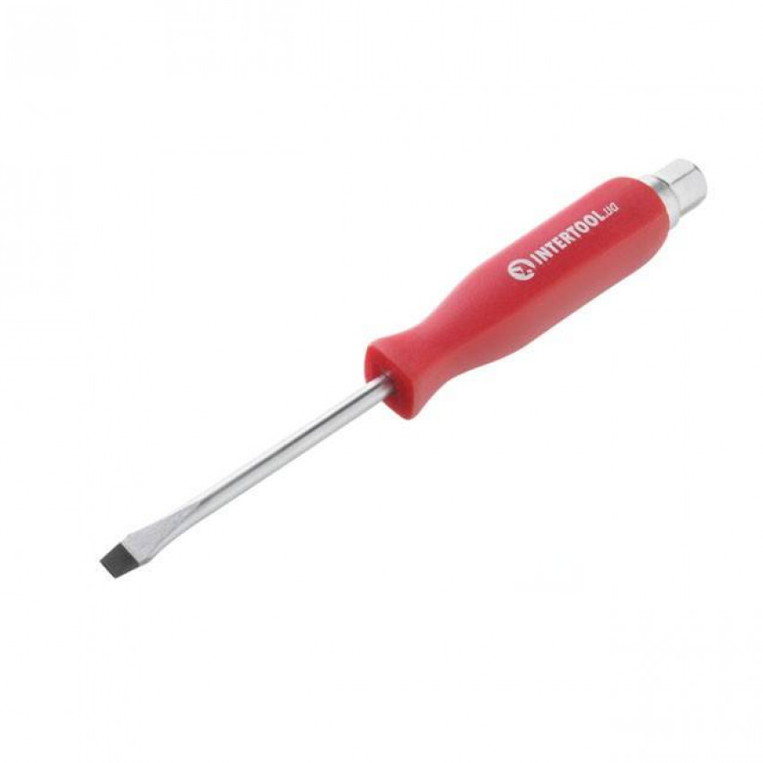 Викрутка ударна SL 5 * 75 мм Cr-V INTERTOOL HT-0481-HT-0481