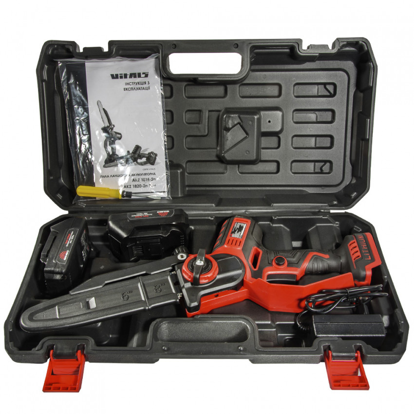 Пила ланцюгова акумуляторна Vitals AKZ 1820-2n Kit+-223817