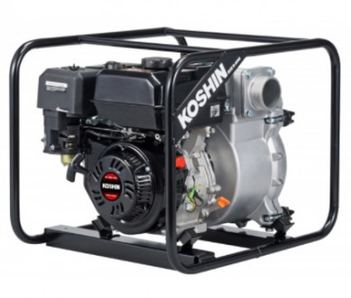 Мотопомпа Koshin для брудної води KTZ-80X, 80х80мм, K300, 6,0кВт/8,2к.с. (3600об./хв.), 301см3, 61кг-[articul]
