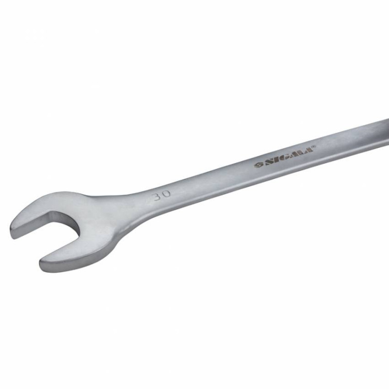 Ключі ріжково-накідні 12шт 13-32мм CrV satine (тк чохол) Sigma (6010211)-6010211