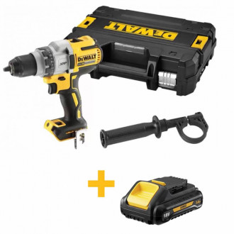 Дрель-шуруповерт аккумуляторная бесщёточная DeWALT DCD991NT+DCB187-[articul]