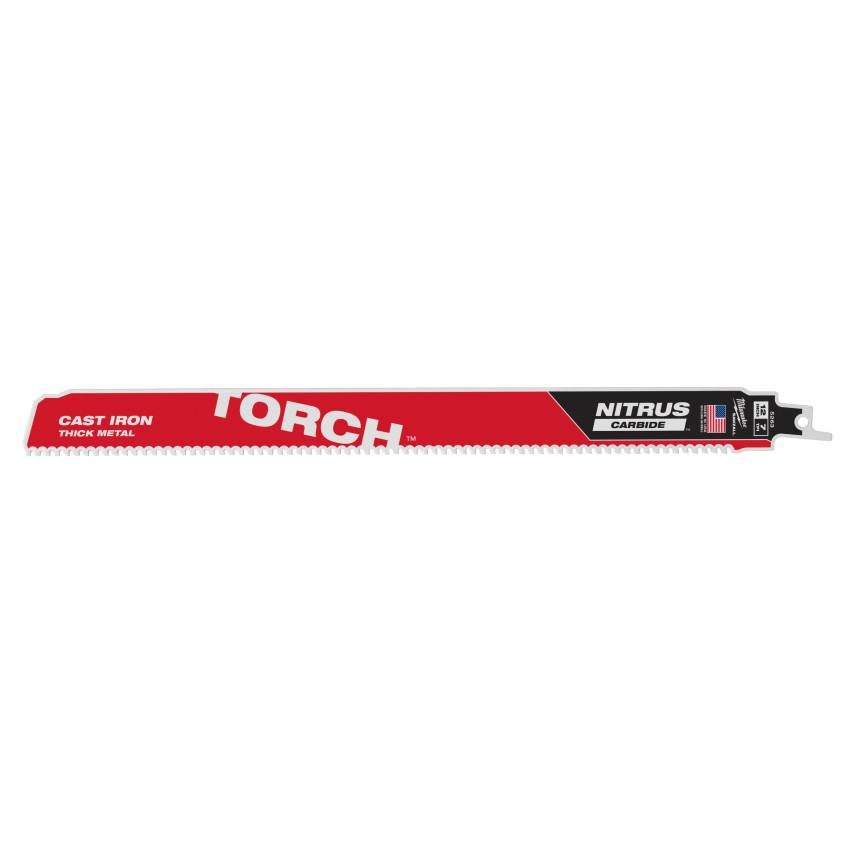 Полотно для шаб. пили TORCH CARBIDE NITRUS MILWAUKEE, 230мм / крок зуба 3,6мм, (метал)-48005262