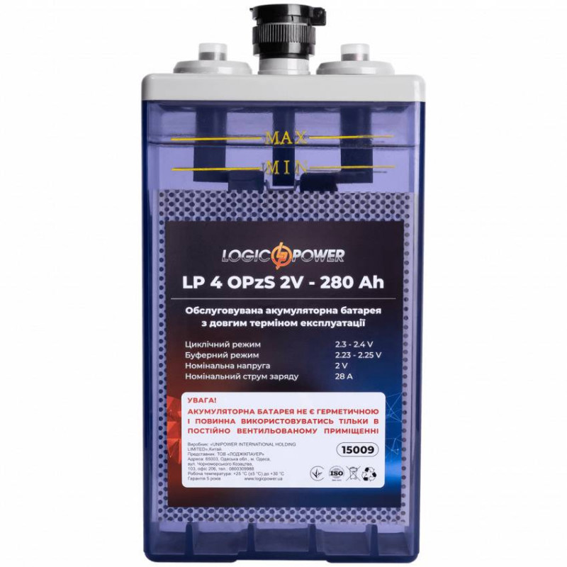 Комплект резервного живлення для підприємств ИБП W2500 + OPzS батарея 7728W-LP19671