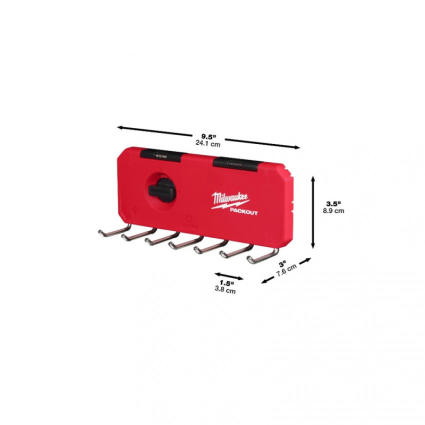 Тримач MILWAUKEE PACKOUT SMALL HOOK ROW-4932493384