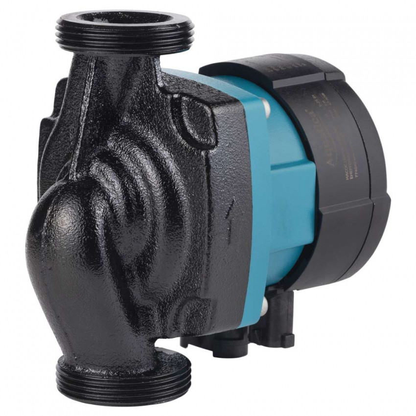 Насос циркуляційний енергозберігаючий 5-25Вт Hmax 4м Qmax 47л/хв Ø1½" 130мм + гайки Ø1" AQUATICA GPA25-4/130 III (774042)-774042