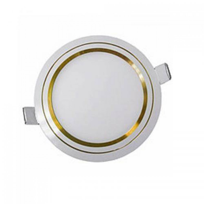 Св-до встр. LED PANEL RIGHT HAUSEN 6W 4000K із золотим обідком HN-2311010 (40шт.)-HN-2311010