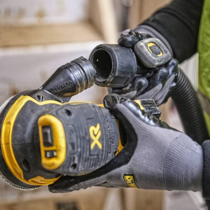 Шліфмашина ексцентрикова акумуляторна безщіткова DeWALT DCW210N DCB183-DCW210N+DCB183