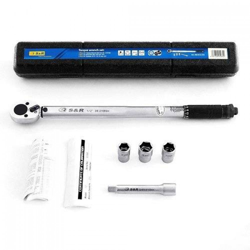 Динамометрический ключ S & R 1/2 28-210 Hm-465012210