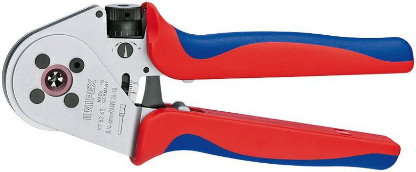 Інструмент для тетрагонального опресування нагострених контактів KNIPEX 97 52 65-97 52 65