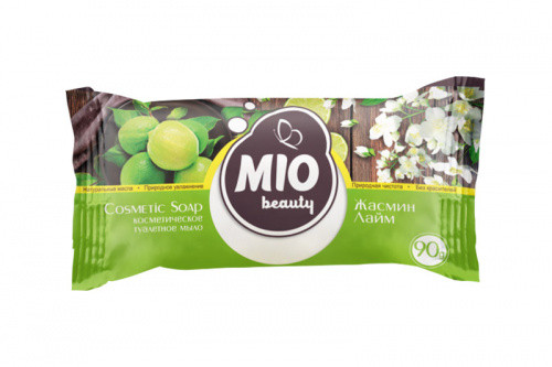 Мило туалетне косметичне Лайм Жасмин 90г ТМ Mio Beauty-055579